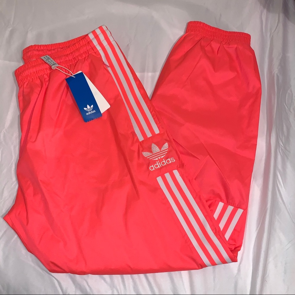 Adidas Originals Track Pants Peach Pink Size Xl